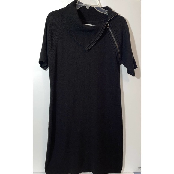 Calvin Klein Dresses & Skirts - CALVIN KLEIN Women’s L Black Sweater Knit Dress Black